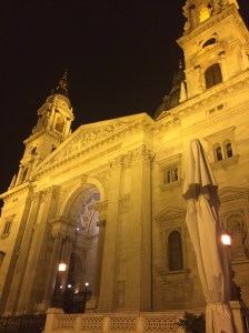 St. Stephens at night
